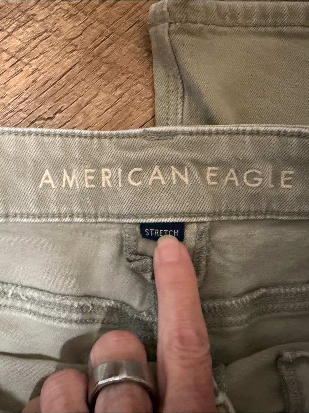 American Eagle Outfitters Stretch Jeans - Green
